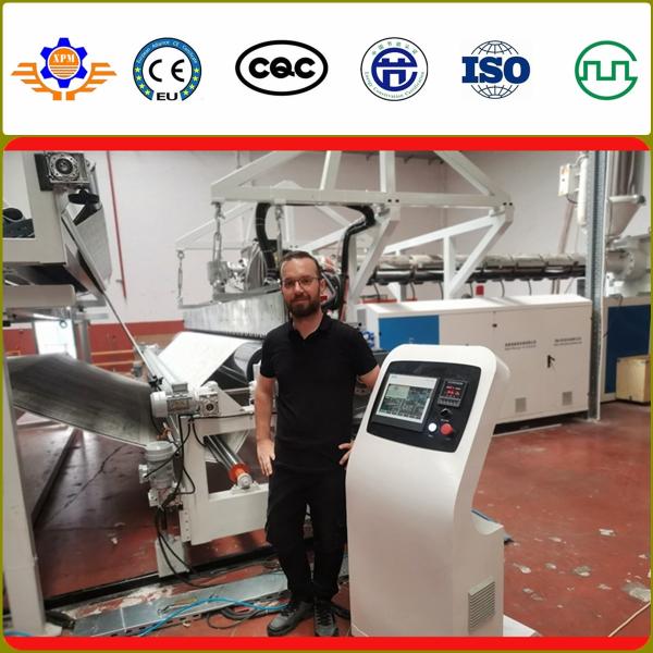 Quality 3 - 4m Carpet Backing Anti Slip TPE Layer Machine With Siemens PLC Control Schneider Electric wholesale