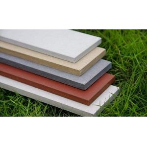External Wall Colored Fiber Cement Siding Panels Heat Insulation Windproof