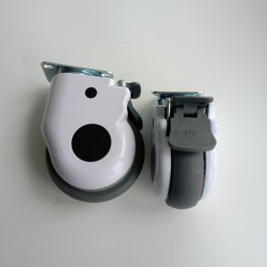 6 Inch Wheel Diameter And 6 Lbs Medical Caster Wheels With Foot Brake