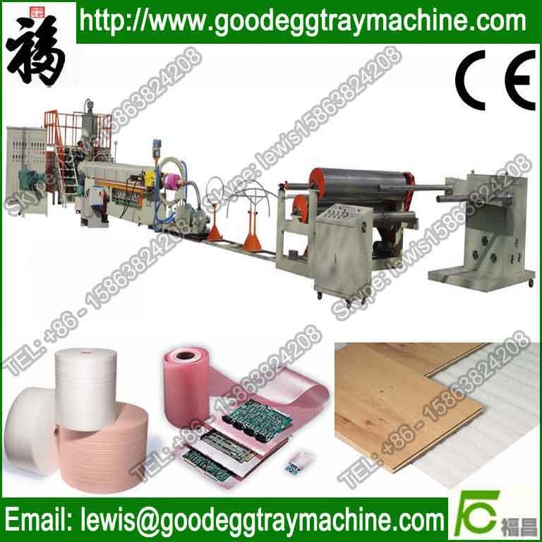 Package and Mattress Stuff making Plastic expanded EPE Foam Machine