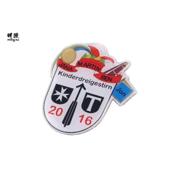 Quality Antique Country Lapel Pins , Commemorative Pins Custom Design Badges Epoxy Surface wholesale