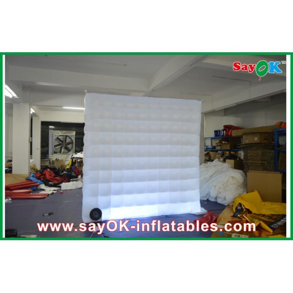 Inflatable Photo Booth Enclosure Safe Waterproof Mobile Photo Booth White Oxford Cloth / PVC Coated