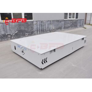 30T Steerable Heavy Duty Mold Transfer Cart On Cement Floor