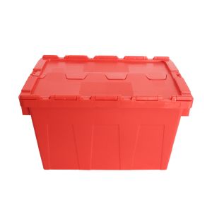 Transportation Packaging Solution Stackable Plastic Moving Crate with Customized