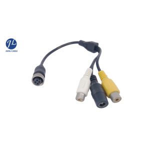 Car Backup Camera 4 Pin AV BNC RCA Connector Cable For Signal Transmission