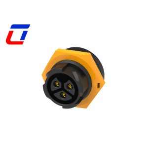 Push Lock 20A 3 Core Waterproof Cable Connector M19 Male Female 3 Pin