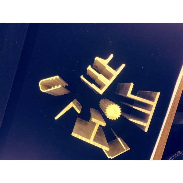 Durable Decorative Copper Brass Profiles Brushing Brass Sections