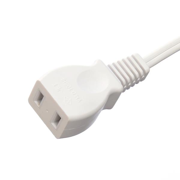 2 Pin VFF 2X1.25mm2 Japan PSE Standard Power Cable Laptop Extention Cord with Oxygen Free Bared Stranded Copper Conductor