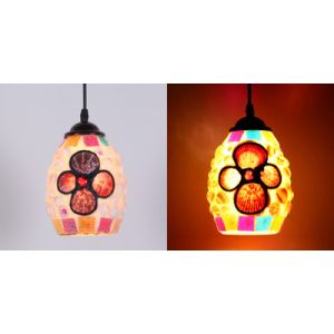 Turkish Style Retro Vintage Pendant Light island lamp single glass pendant