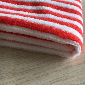 stripe 100% polyester stripe towel