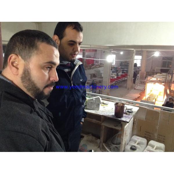 bathtub moulds making skills training--customer from Algeria