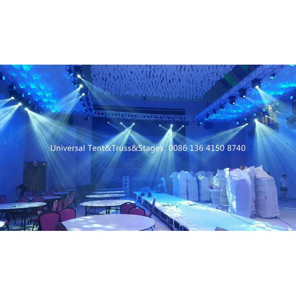 Quality Wedding Stage Lighting Truss , Custom Aluminium Truss System Heavy Loading wholesale