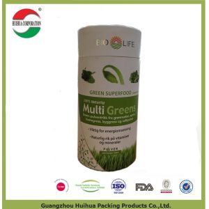 China food grade kraft paper / cardboard Paper tube packaging with embossing / glossy surface on sale