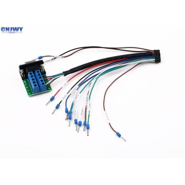 Quality I / O Breakout Electrical Cable Assemblies DGB9FT With 2.0mm DuPont Various Color Wire wholesale