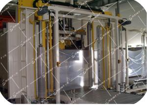 Cheap Chaint Pallet Wrapping Machine Electric Driven With PLC Based Control System for sale