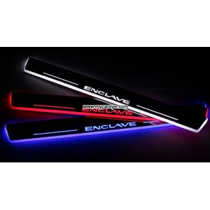 Buick Enclave car accessory upgrade LED lights auto door sill scuff plate
