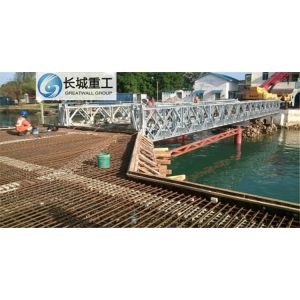 CB321 Muti-span Bailey Bridge DSR , painted bridge.temporary bridge,truss bridge
