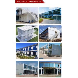 40ft High Cube Steel Modular Homes Insulated Prefab Shipping Container Homes