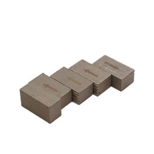 Cheap 1000-1200-1600mm Blade LINSING Diamond Marble Segment with Silver Welding Technology for sale