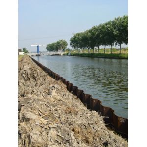 Z Shaped Piles Custom Dimensions Cold Rolled Steel Sheet Pile For Cofferdams