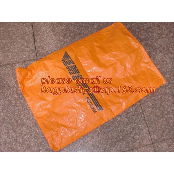 LAMINATED, GUSSETED, COURIER, SAND SACK LINER BOPP woven bag PP woven bag