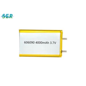 Power Tools Lithium Polymer Rechargeable Battery 3.7v 4000mah 606090 Cycle Life