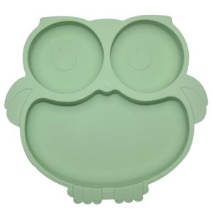 6 Pcs Silicone Baby Feeding Plates Sets With Cup Bib Fork Spoon MHC Tableware