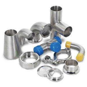 China Dairy Welding Tri Clamp Stainless Steel Sanitary Pipe Fittings Corrosion Resistance on sale