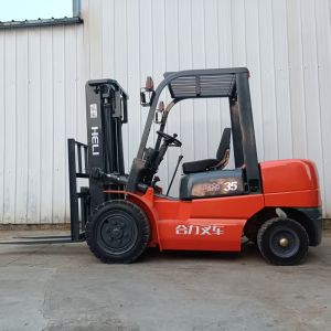 Used HELI 3.5ton 3stages With Side Shift 3.5ton 5ton Forklift Gasoline / Diesel