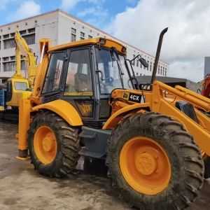 JCB 4CX Backhoe Loader Second Hand Energy Saving With High Capacity