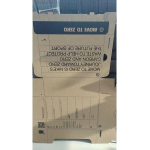 Recycle Brown Shoe Box Paper Material Uncoated Coating Cardboard Packaging and