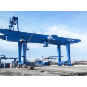 A Type 800t A5 Double Girder Gantry Crane withElectric hoist For Port Factories
