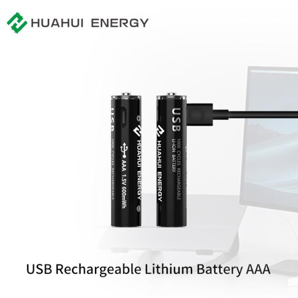 Quality NSC Aaa 01 Micro USB Rechargeable Li Ion Battery 1.5 Volt 400mAh wholesale