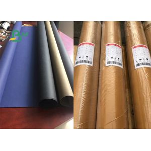 Natually Degradable Rio Red + Gold Washable Kraft Paper Fabric For Plant Bag