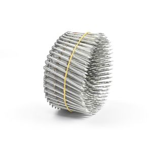 15 Degree 2.1mm*28mm Smooth Shank Diamond Point Electric Galvanized Coil Nails