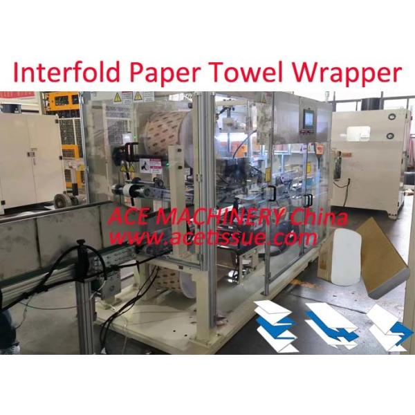 Advanced Glue System Tissue Paper Packing Machine for Interfolded Z Fold Hand