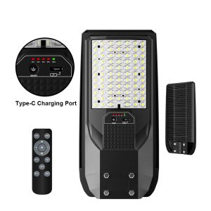 Cheap TR-CS High Lumen Brightness All In One Solar LED Street Light with Type C charger and IP65 Water Resistance for sale