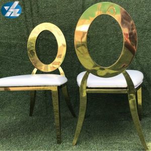 Hollow Back Round gold events chairs munufacturer