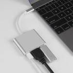 USB C to Adapter USB C Hub Multiport Adapter 3 in 1 Hub with USB 3.0,4k and PD