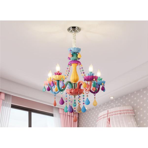 Quality 110V Nordic Modern Colorful 72*65cm / 85*92cm Crystal Candle Chandelier wholesale