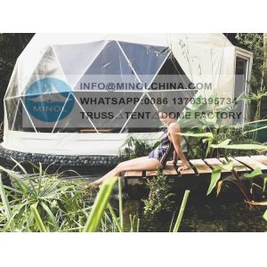 4 Seasons Igloo Dome Geodesic Dome Tent Structure Glamping Domes 5m