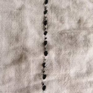 100% Polyester Plain Weaving - Wide Stripe Pattern - Imitate Linen Touch