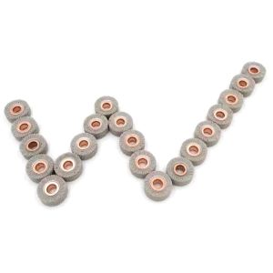 China High Performance 32mm OD Aluminium Oxide Abrasive Nylon Ringlock Brush on sale