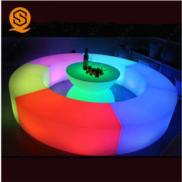 Remote Control Luminous LED Bar Counter LED Bar Table Rechargeable Multi-Color