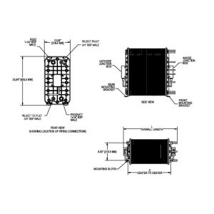 IonPure IP-LXM30Z-4 Industrial Electrodeionization Module 4-11pH Weight 122kg