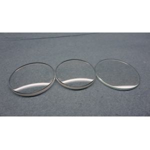 32mm Scratch Resistant Sapphire Crystal Round Rectangular Step Shape