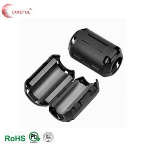 Clip On Ferrite Split Core NiZn Easy Installation With Black Plastic Case