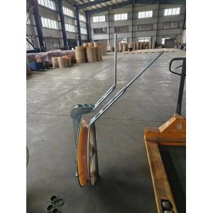 Stringing Pulley Blocks For Helicopter Pilot Rope Stringing In Overhead