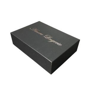 Custom Logo Printing Top And Bottom Small Satin Packaging Box Paper Satin Lined