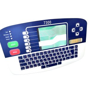 Cheap One Clik Button Embossedkeypad Switch Panel With Flexible Copper Cable for sale